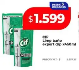 Supermayorista Vital Cif limp baño expert d/p oferta
