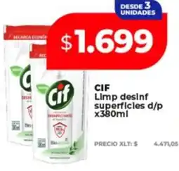 Supermayorista Vital Cif limp desinf superficles d/p oferta
