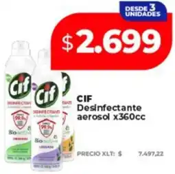 Supermayorista Vital Cif desinfectante aerosol oferta