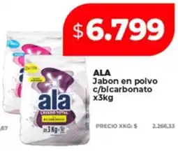 Supermayorista Vital Ala jabon en polvo c/bicarbonato oferta