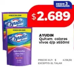 Supermayorista Vital Ayudín quitam colores vivos d/p oferta