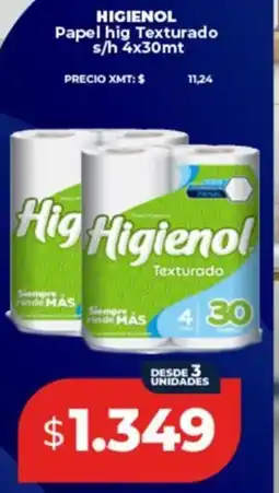 Supermayorista Vital Higienol papel hig texturado s/h oferta