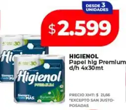Supermayorista Vital Higienol papel hig premium oferta