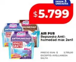 Supermayorista Vital Air pur repuesto anti- humedad max 2 en 1 oferta