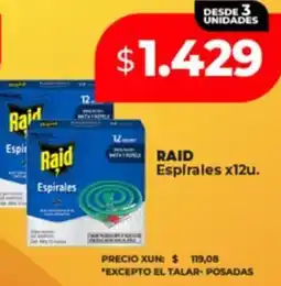 Supermayorista Vital Raid espirales oferta