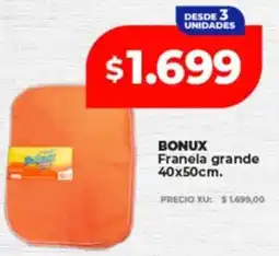 Supermayorista Vital Bonux franela grande oferta