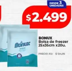 Supermayorista Vital Bonux bolsa de freezer oferta