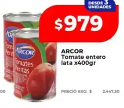 Supermayorista Vital Arcor tomate entero lata oferta