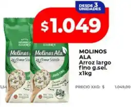 Supermayorista Vital Molinos ala arroz largo fino g.sel. oferta