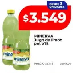Supermayorista Vital Minerva jugo de limon pet oferta
