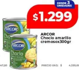 Supermayorista Vital Arcor choclo amarillo cremoso oferta