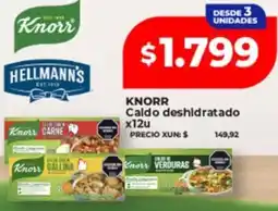 Supermayorista Vital Knorr caldo deshidratado oferta
