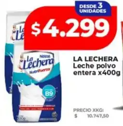 Supermayorista Vital La lechera leche polvo entera oferta