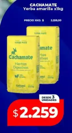 Supermayorista Vital Cachamate yerba amarilla oferta