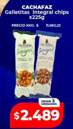 Supermayorista Vital Cachafaz galletitas integral chips oferta