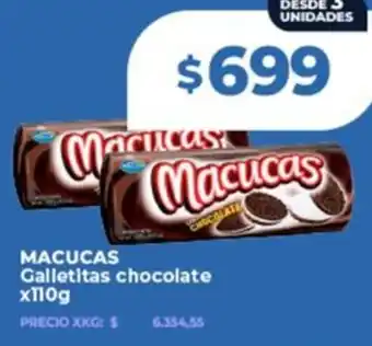 Supermayorista Vital Macucas galletitas chocolate oferta