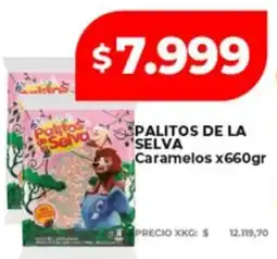 Supermayorista Vital Palitos de la selva caramelos oferta