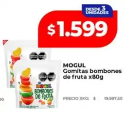 Supermayorista Vital Mogul gomitas bombones de fruta oferta