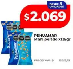 Supermayorista Vital Pehuamar mani pelado oferta