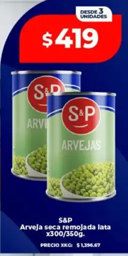 Supermayorista Vital S&P arveja seca remojada lata oferta