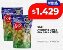 Supermayorista Vital S&P aceltuna verde doy pack oferta