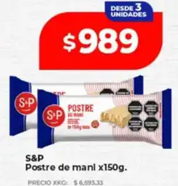 Supermayorista Vital S&P postre de mani oferta
