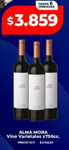 Supermayorista Vital Alma mora vino varietales oferta