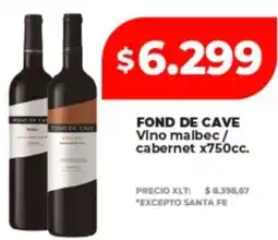 Supermayorista Vital Fond de cave vino malbec/ cabernet oferta