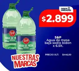 Supermayorista Vital S&P agua de mesa baja sodio bidon oferta