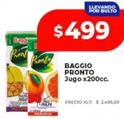 Supermayorista Vital Baggio pronto jugo oferta