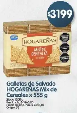 Supermercados Buenos Días Hogarenas galletas de salvado mix de cereales oferta
