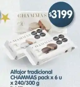 Supermercados Buenos Días Chammas alfajor tradicional oferta