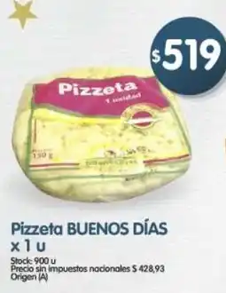 Supermercados Buenos Días Buenos días pizzeta oferta