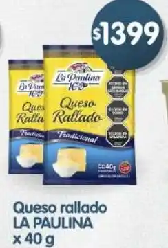 Supermercados Buenos Días La paulina queso rallado oferta