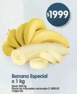 Supermercados Buenos Días Especial banana oferta