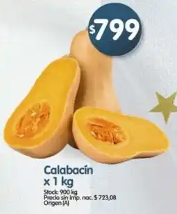 Supermercados Buenos Días Calabacín oferta