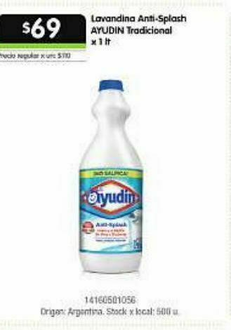 Jumbo Lavandina ayudin oferta