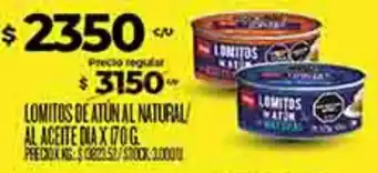 Dia lomitos de atún al natural/al aceite