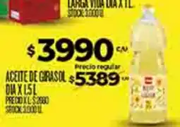 Supermercados DIA Dia aceite de girasol oferta