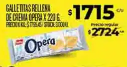 Supermercados DIA Opera gallettas rellena de crema oferta