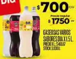 Supermercados DIA Dia gaseosas varios sabores oferta