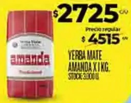 Supermercados DIA Amanda yerba mate oferta