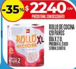 Supermercados DIA Dia rollo de cocina oferta