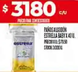 Supermercados DIA Estrella baby paños algodon oferta