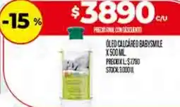 Supermercados DIA Baby smile óleo calcáreo oferta