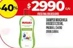 Supermercados DIA Huggies shampoo manzanilla oferta