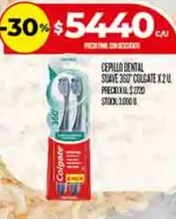 Supermercados DIA Colgate cepillo dental suave 360 oferta