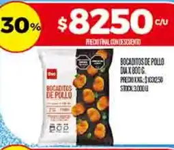 Supermercados DIA Dia bocaditos de pollo oferta