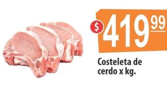 Autoservicio Capo Costeleta de cerdo x kg. oferta