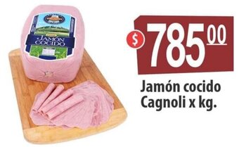 Autoservicio Capo Jamón cocido Cagnoli x kg. oferta